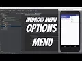 Android Menu Tutorial 36 - OptionsMenu