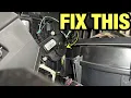 HOW TO FIX 2 BROKEN AC ACTUATORS CHEVY IMPALA CLICKING NOISE FIX