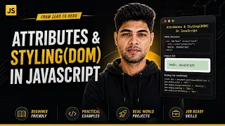 JavaScript DOM Attributes Styling Change HTML CSS Dynamically JavaScript Tutorial