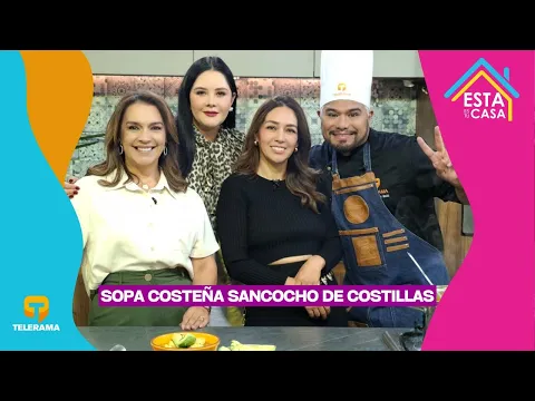 Sopa costeña Sancocho de costillas