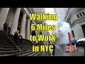 Walking 6 Miles to Work in NYC from the Upper East Side to Wall Street