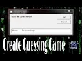 CREATE SIMPLE COMPUTER GAME IN JUST 2 MINUTES WITH NOTEPAD VB SCRIPT BLACK CODE