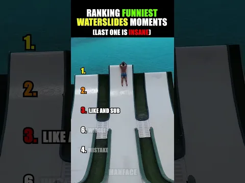Ranking Funniest Waterslide Moments!