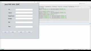 RMI Implementation with JDBC and GUI