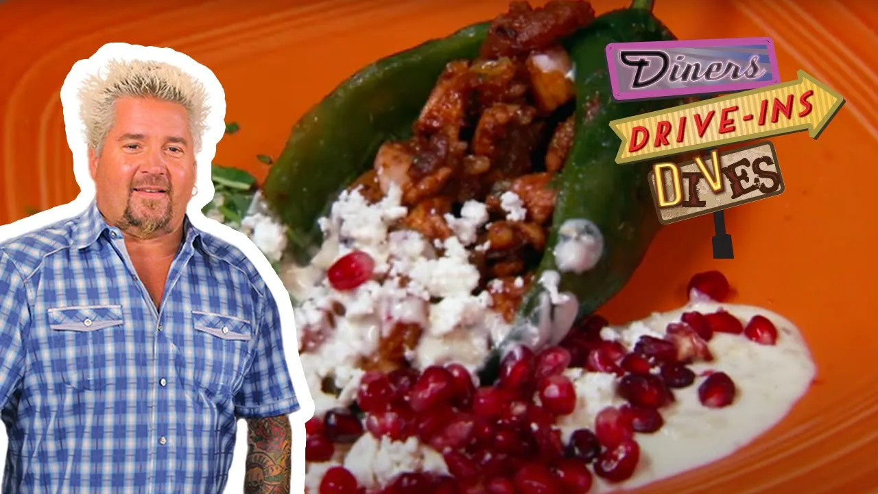 Guy Fieri Eats Chiles en Nogada in Phoenix, AZ   Diners, Drive-Ins and Dives   Food Network