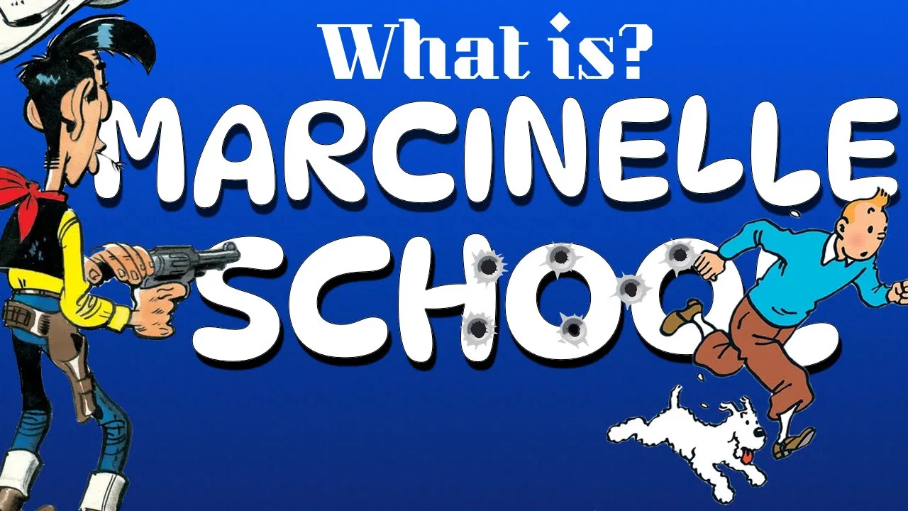 MARCINELLE SCHOOL COMICS: Clear Line is not the only style from Europe