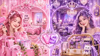 WOW! 여자아이의 호텔방이 꿈의 방으로?! 🏨💖 DIY vs PREMIUM 방 꾸미기! 🏠🎀 어떤 방이 더 예쁠까? 💕