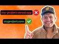 CUSTOM DOMAIN - Namecheap Vercel
