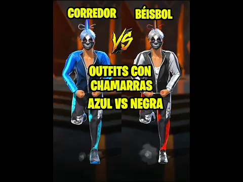Outfits Chamarra Corredor VS Chamarra Béisbol 🔥✅ #freefire #shortsff #combinaçãoff