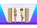 How Much Taller - Rihanna vs Beyonce