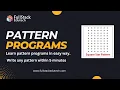 Simple Star Pattern Pattern Programs FullStack Edutech