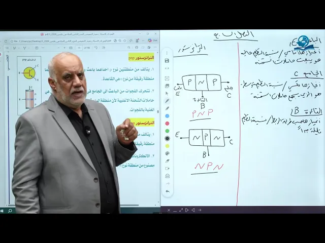 فيزياء السادس الاعدادي - الفصل السابع - الكترونيات الحالة الصلبة ج9