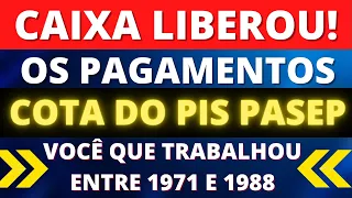 URGENTE! COTA DO PIS PASEP LIBERADA PRA QUEM TRABALHOU 1971 E 1988 - VEJA COMO SOLICITAR O SAQUE