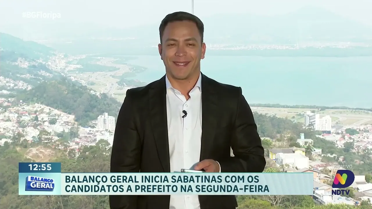 Balanço Geral inicia sabatinas com candidatos a prefeito na segunda-feira