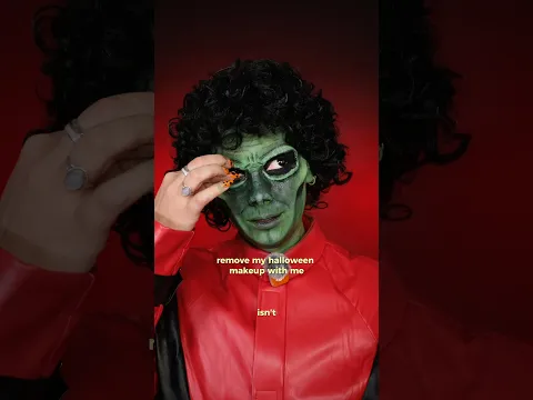 Remove my zombie makeup with me! #halloween