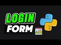 Create a Login Page with Flask - Python Web Development Tutorial 4
