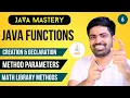 Methods in Java Functions in Java Parameters and Return type of Methods in Java in Hindi