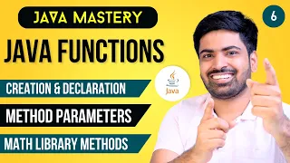 Methods in Java Functions in Java Parameters and Return type of Methods in Java in Hindi