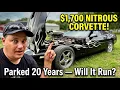 I Won a 1 700 Nitrous Corvette From Copart Dual Quads Full Nitrous Tanks Parked 20 Years