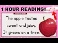 1 HOUR READING LESSON WITH COMPREHENSION CHECK SIMPLE SENTENCES AND EASY QUESTIONS TEACHING MAMA