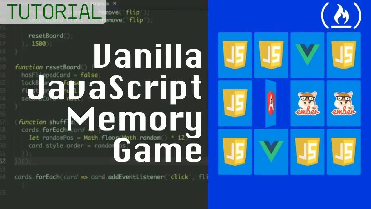 Memory Card Game - JavaScript Tutorial Coupon