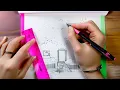 Drawing the most Difficult House in the world drawing house Dot to Dot