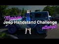 Marisa Attempts the Jeep Handstand Challenge live on the air