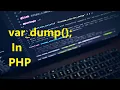Var - dump function in hindi 10 PHP Tutorial for Beginners