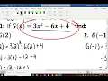 Unit 8 Chapter 2 Function Notation Part 2