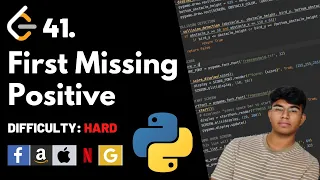 First Missing Positive Leet code 41 Theory explained Python code