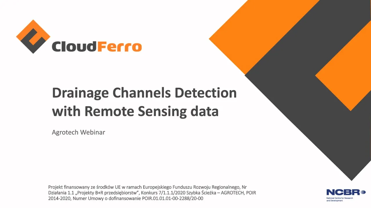 Agrotech Webinar: Drainage Channels Detection