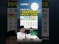 🔴 KAPAN 1 RAMADHAN 2026? Jadwal Resmi NU Nahdlatul Ulama