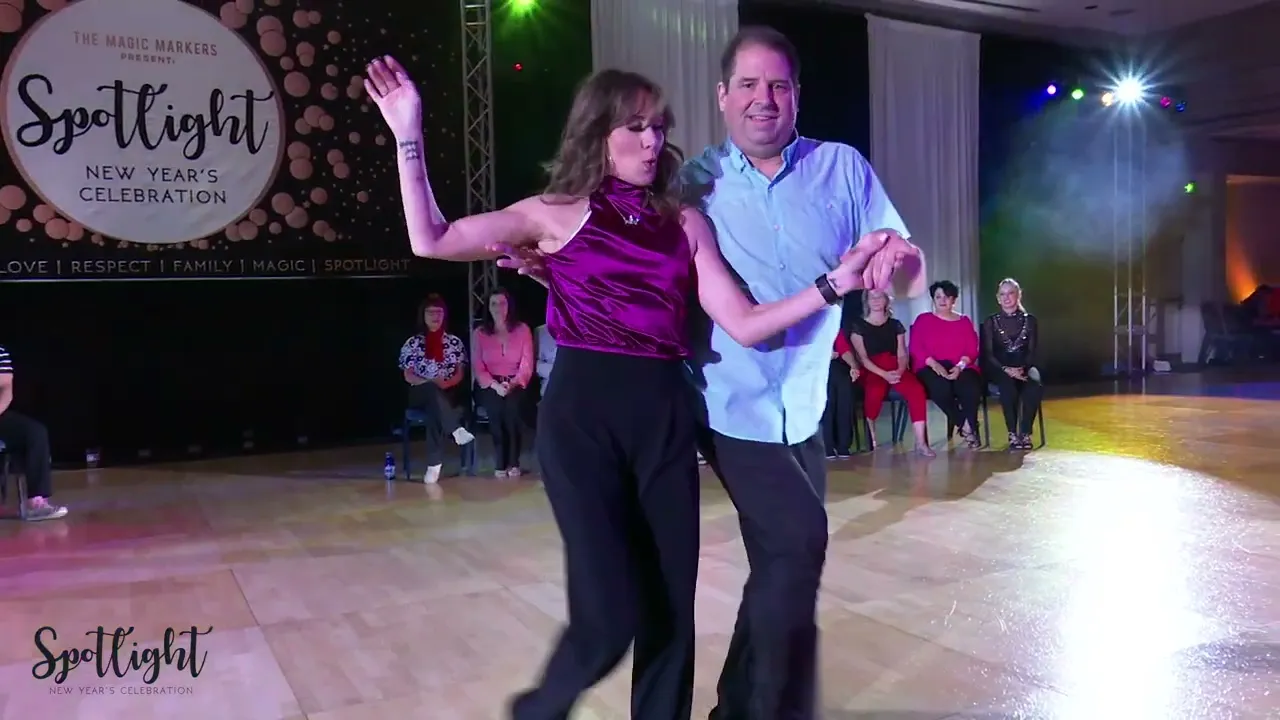 Spotlight New Year's Celebration 2023 Masters Open Jack & Jill - Robert Kosieniak & Melissa Luther