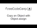 Copy an Object with Object assign