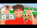 Eating ONLY Dollar Store Food For 24 HOURS