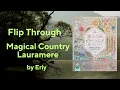 Flip Through BRAND NEW COLORING BOOK BY ERIY Magical Country Lauramere