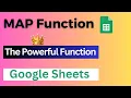 MAP Function in Google Sheets Google Sheets MAP and LAMBDA function