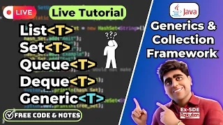 Live Java Collection Java Generics Tutorial Q A Session