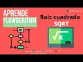 34 Calcular la raiz cuadrada en Flowgorithm SQRT Ingenioteka