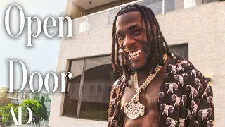 inside burna boys lagos mansion open door architectural digest