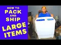 How To PACK and SHIP LARGE ITEMS Resize a Box for Shipping