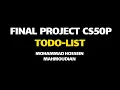 Final Project CS50P - TODO LIST