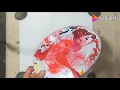 Chinese ink painting : peony flowers