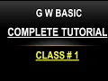10th class unit 2 GW basic commands practical implementation in urdu cs by sam