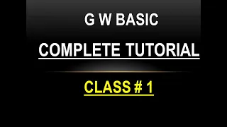10th class unit 2 GW basic commands practical implementation in urdu cs by sam