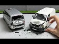 1 18 VW Vans Garage Build to Severe Crash Test Diecast Model Cars