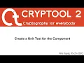09 - Create a Unit Test for the Component CrypTool 2 Development Series