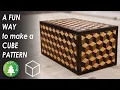 3D Cube Pattern Carving