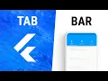 Flutter TabBar Widget