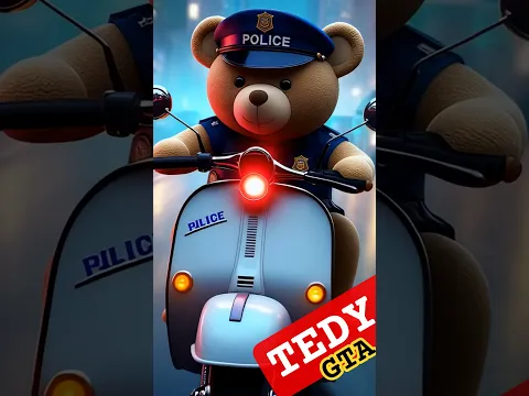 Aura +9999% Teddy Bear Policeman ๐ Catching the Bunny Thief | GTA Patrol Mission #shorts #funny